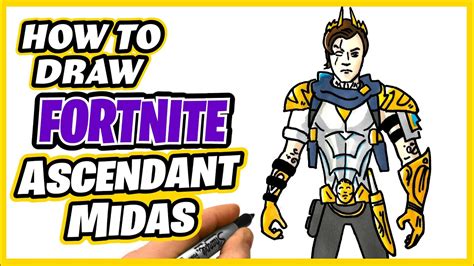 how to draw king midas step by step|How To Draw Ascendant Midas .